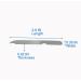 12 Pack Metal Fingernail Files - Stainless Steel Nail File Set for Natural Nails - Durable Double Sided Manicure Pedicure Tools - Buy Online on GoSupps.com