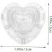 EXCEART 4pcs Heart Strawberry Mold Clear Fruit Vegetable Grow Shaping Melon Accessory Heart-shaped - Buy Online on GoSupps.com