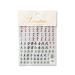 Fashion Self-Adhesive Nail Tips Manicure Accessories Nail Stickers Mahjong Decals Nail Art Decorations(C)