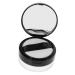 VINTORKY Powder Puff Holder Case with Puff Loose Containers Travel Cosmetic Containers Makeup Puff Pot Black