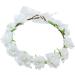 amangul Flower Headbands Women Bride Flower Crown For Wedding Party Supply Floral Garlands Crown Hair Wreath Floral Headbands(White) - Buy Online on GoSupps.com