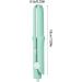Travel Curling Iron 1 Inch Mini | 2-in-1 Ceramic Wand & Flat Iron | Fast Heat-Up | Travel Size Curler for All Hair Types - Mint Green - Buy Online on GoSupps.com