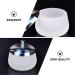 Lot de 2 Gobelets Ronds en Verre Cristal D poli Couvercle en Acier Inoxydable Gobelet Dissolvant pour Vernis Ongles Cup Ongles Ronde pour Manucure Professionnelle et Usage - Buy Online on GoSupps.com
