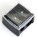 Eyeliner Sharpener Makeup Pencil Sharpener Dual Holes Eye Pencil Sharpener with Cover Portable Cosmetic Pencil Sharpeners for Eyebrow Eyeliner Pencil Makeup Tools