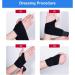 Sunerlory Adjustable Neoprene Shoulder Support Bandage for Dislocation - Black Orthosis for Left & Right Shoulder - Buy Online on GoSupps.com