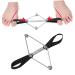 FOMIYES 2 Pcs Toe Straightener & Bunion Corrector Set - Nylon Black Toe Splint with Tension Band & Flex Tools for Hallux Valgus - Foot Strap Leash Holder for Bid Toe Alignment - Buy Online on GoSupps.com