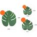 Zerodeko Personalized Gift 36 Pcs Home Decoration Supplies Artificial Leaves Fake Monstera Leaves Simulation Green Turtle Leaves Artificial Plants Household Personalised Gifts - Buy Online on GoSupps.com