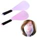 2Pcs Professional Anti-Slip Hair Salon Hairspray Mask - Hairdresser Styling Tools for Face & Eye Protection - Perfect for Haircuts, Makeup, and Coloring (Random Color) - Buy Online on GoSupps.com