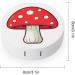 Red Mushroom Contact Lens Travel Kit - Portable & Cute Contact Lens Case with Mirror for Daily Use - Buy Online on GoSupps.com