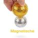 Chi Enterprise Magnetic Massage Balls - Acupressure Therapy Fascia Balls (2 Gold Hedgehog Balls 55mm 474 Needles) - International Shipping Available - Buy Online on GoSupps.com