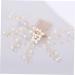 Ipetboom Bridal Headpiece Women Hairpin Bridal Wedding Tiara Wedding Hair Comb Crystal Headpiece Wedding Headpiece Bride Hair Accessories Pearl Bridal Tiara - Buy Online on GoSupps.com