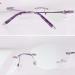 Vekker Eyewear Leg Metal Replacement Parts for Borderless Glasses | Purple Nose Bridge & Bracket Accessories - Buy Online on GoSupps.com