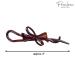 Parcelona French Twist n Clip Bow Tortoise Shell Celluloid Acetate Hair Clips (Set of 2) - Buy Online on GoSupps.com