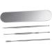 3pcs Stainless Steel Ear Cuffs Ear Cleaner Set with Ear Wax Remover - Silver - Buy Online on GoSupps.com