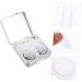 Solustre 8-Piece Marble Effect Glasses Case Set - Durable Hard Case with Mirror Film Lens Holder for Travel & Storage - Buy Online on GoSupps.com