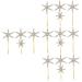 FRCOLOR 4 Sets Starfish Hairpin Accesorios Para Rhinestone Headpiece for Women Barrettes for Gold Trim Trendy Decor Hair Barrettes Decorative Hair Clips Child Dense Rhinestones Alloy