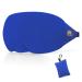 Mavogel Cotton Sleep Eye Mask - Breathable Light Blocking Sleep Mask Soft Comfortable Night Eye Mask for Men Women Eye Cover for Travel/Sleeping/Shift Work Includes Travel Pouch (Blue)