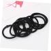 Beaupretty Rubber no metal ponytail holders stretch rubber bands for hair black elastic hair ties hair ties for curly hair metal hair band hair bungee black rubber bands bead no - Buy Online on GoSupps.com