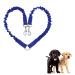 JVHLOV Dog leash for 2 dogs double -leasing 360 rotatable dog leash double dog double leash coach leash for two dogs for small medium and large dogs blue