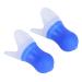 Tbest 2Pcs Ear Plugs Waterproof Noise Reduction Silicone Ive Earplug for Swimming Flying e L Box Garden Entertainment Pond Entertainment (Blue Large +pp Box)