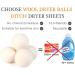 XL Organic Wool Dryer Balls - 100% New Zealand Wool Fabric Softener | Reusable Laundry Balls for Wrinkle Reduction (6 Pack) | Eco-Friendly Home Essentials - Buy Online on GoSupps.com