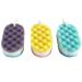 Healifty Bath Sponge Peeling Sponge Bath Scrubber Set 3pcs