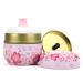 Lionvison baby powder can body powder box with a soft powder -quaste travel container for body powder home travel powder case for talcumpuder and loose powder (pink) (do not include powder)