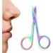 Eyebrow and Lash Scissors - Stainless Steel Small Brow Trimming Tool for Women - Perfect for Nose, Beard, Mustache, and Facial Hair - Black Gold Multicolored - Buy Online on GoSupps.com