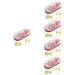 Gatuida 5 sentences double -layer glasses case double -layer storage case pink tinted sunglasses glasses case for contact lens flocked cloth storage box travel sensitive