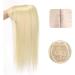 14 Straight Hair Topper with Fringe for Thinning Hair Women - Bleach Blonde Clip-in Hair Piece for Hair Loss - Buy Online on GoSupps.com