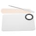 5 Sets Liquid Foundation Palette & Stainless Steel Spatula - Premium Makeup Mixing Tools for Flawless Application - Buy Online on GoSupps.com