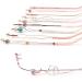 Buy Enesea Pink Glasses Accessories | Rhinestone-Metal Replacement Arms for Borderless Glasses - Buy Online on GoSupps.com