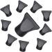 Hair Dryer Attachment 20 Pcs Hair Dryer Nozzle Pp Black Tuyere Small Hair Dryer Attachment 8x7.5cmx2pcs Blackx2pcs - Buy Online on GoSupps.com