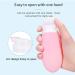Leakage-Proof 100ml Travel Bottles Set - 4 Silicone Toiletry Containers in Pink & Gray | Perfect for Travel & Carry-On - Buy Online on GoSupps.com