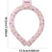 Cooling Neck Wraps | Quickly Cooling Neck Wraps Cooling Tube | Hands- Cold Pack Reusable Neck Cooler Summer Heat Relief for Hot Flashes and Fever Pink - Buy Online on GoSupps.com