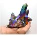 Natural Quartz Amethyst Cluster Crystal Stone Electroplated Colorful Crysral Cluster Home Gifts 1pcs Crystal (Color : Amethyst Cluster Size : 90-100g) 90-100g Amethyst Cluster - Buy Online on GoSupps.com