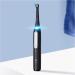 Oral-B iO4 2x Electric Toothbrushes For Adults Christmas Gifts For Women / Him 2 Toothbrush Heads & 1 Travel Case 4 Modes With Teeth Whitening UK 2 Pin Plug Black and White + Refills Black Travel - Buy Online on GoSupps.com