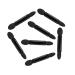 Didiseaon 50pcs Black Eyeshadow Makeup Eyeshadow Brush Women Eyeshadow Brush Eye Shadow Double Head Miss 5.50X0.20X0.20CM Black