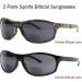 Hyyiyun Bifocal Reading Sunglasses 2 Pairs for Men and Women | Sports Outdoor Sun Reader UV Protection | Camo/Black | 2.5x - Buy Online on GoSupps.com