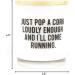 Just Pop A Cork Candle - Prosecco Fizz Scent for Champagne Lovers | International Shipping Available - Buy Online on GoSupps.com