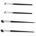 Hemoton 4 Pcs Eyeliner Brush Brow Brush Small Concealer Brush Brow for Eyebrows Flat Concealer Brush Nose Contour Brush Eyebrows Brush Eyeliner Applicator Tool Eyeshadow Brush Makeup Brush