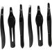 Didiseaon 1 Make up Kit Eyebrow Tweezers for Women Nasal Spray Pointed Tweezers Facial Hair Removal Tool Metal Eyebrow Tweezer Splinter Tweezers Miss Banana Clip Eyebrow Trimming 9x1cm Black - Buy Online on GoSupps.com