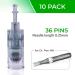 Dr. Pen Ultima M8 Disposable Cartridges - 10 Pack, 36 Pins Bayonet Slot - Replacement Parts - Buy Online on GoSupps.com