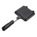 Zerodeko Double-Sided Frying Pan Tortillas Maker Bread Toaster Sandwich Maker Sandwich Griller Pancake Griddle Bread Sandwich Grill Pan Toast Maker Double Sided Pot Aluminum Alloy Bakeware
