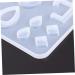 NUOBESTY DIY Jewelery Molds 1pc Epoxy Silicone Pendant Jewelry Studio Making for Eardrop Home DIY White Creative Mold Crystal White 16.8x15.8cm - Buy Online on GoSupps.com