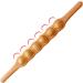 Eastuy Muscle Roll - Universal Wood Roller Massage Device for Sore & Tense Muscles | Double-Sided Slotting with 6 Rotary Rollers - Buy Online on GoSupps.com