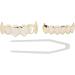 Plating Teeth Brace Brass Serial Number YHYT1046 Silver Teeth Braces Teeth Brace for Halloween Party for Hip Hop Fashion Show for Concert for Birthday Present(gold) - Buy Online on GoSupps.com