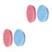 Beavorty 2 sentences 2st silicone shampoo brush shampoo for the scalp baby for hair blood circulation promote children's brush shampoo brush for the scalp scalp peeling silicone hair care man