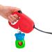 Ferplast Flippy One Dog Leash - Extendable Roller Leash for Small Dogs up to 15kg | 4m Red Belt with Single Button Lock - Buy Online on GoSupps.com