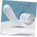 FOMIYES Sports Insoles - Height Increase Orthotic Gel Heel Cups & Anti-Skid Forefoot Pads | Breathable White Shoe Cushions (23.5 x 8.2 cm) for Ultimate Comfort - Buy Online on GoSupps.com